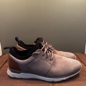 Johnston & Murphy XC4 Prentiss 2 Plain Toe Gray Casual Dress Shoe 25-2947, 10M